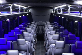 Anchorage Charter Bus Interior