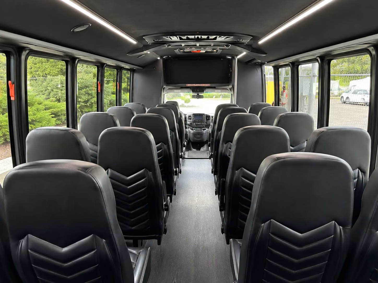 18 passenger minibus inside