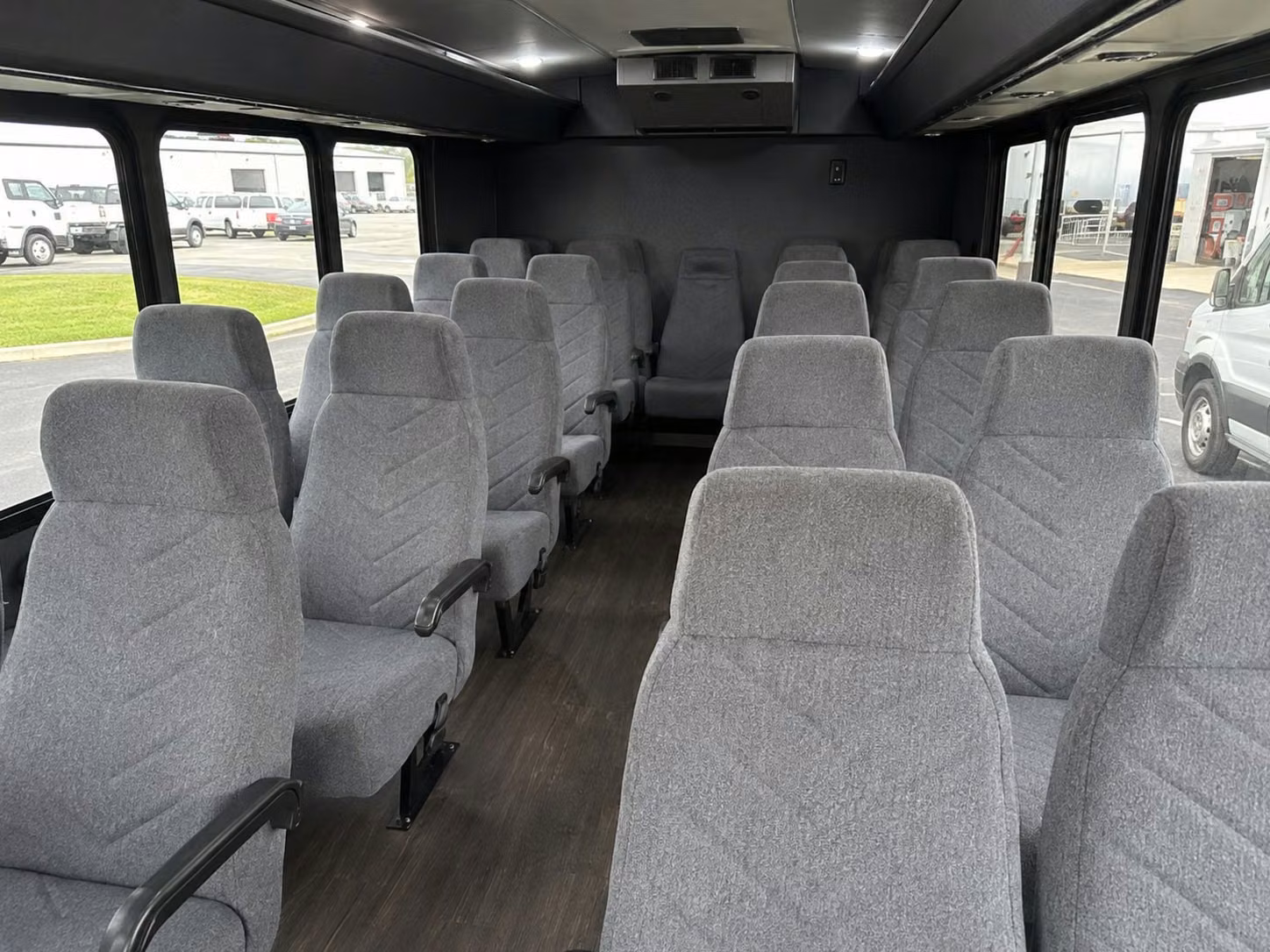 18 passenger minibus interior