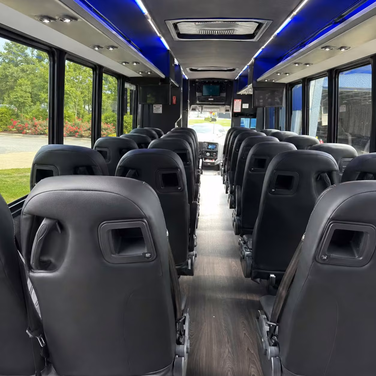 25 passenger minibus interior