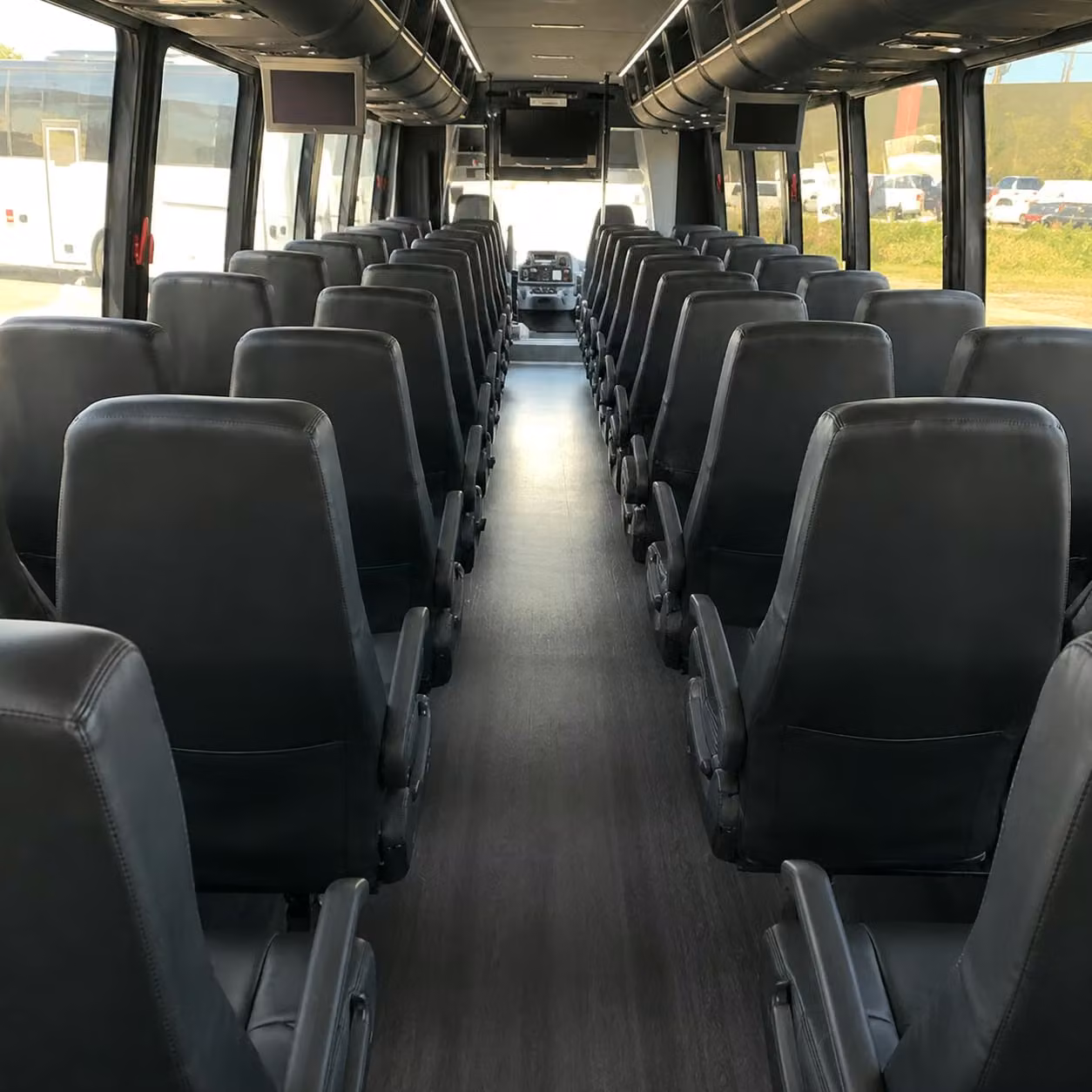 28 passenger minibus interior