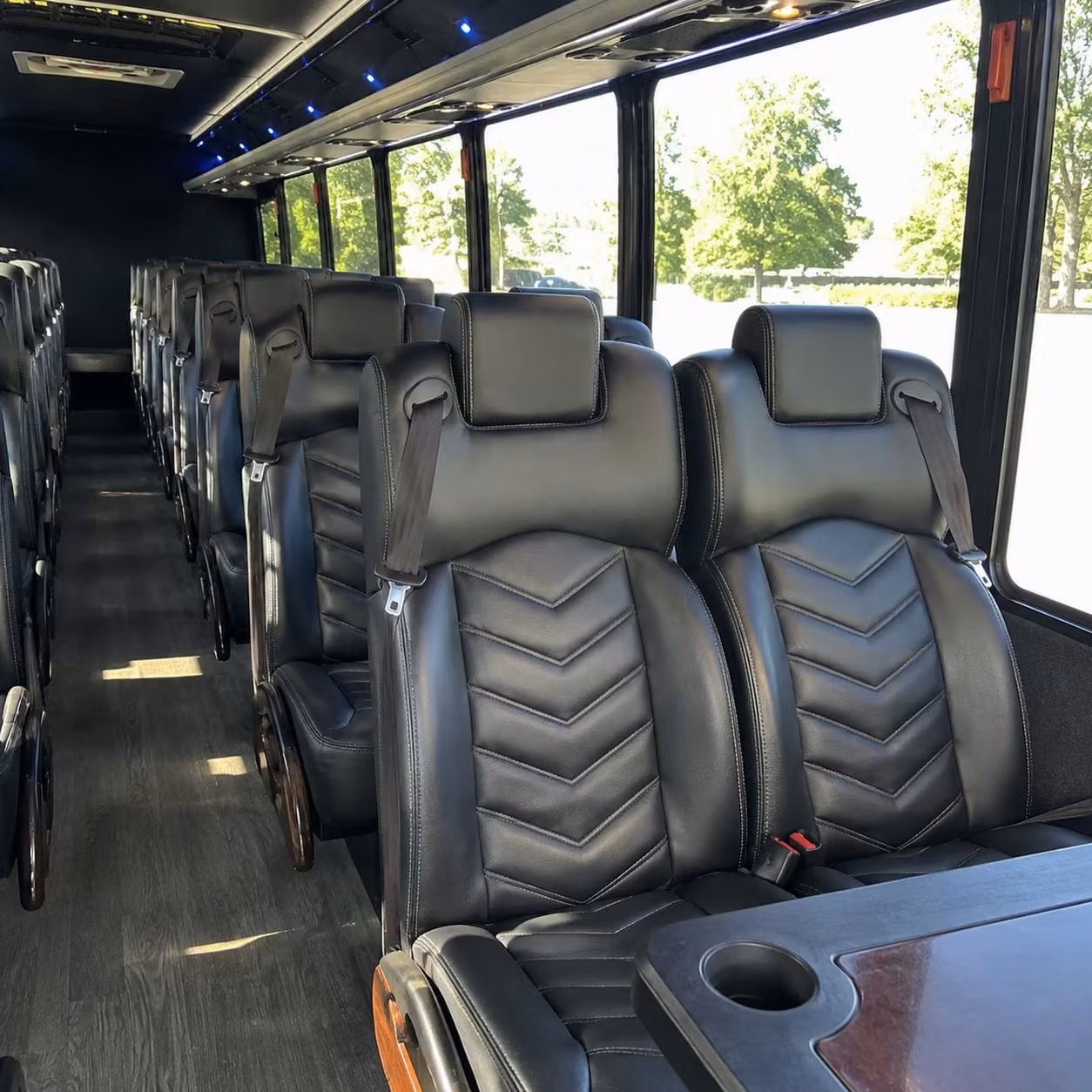 30 passenger minibus inside