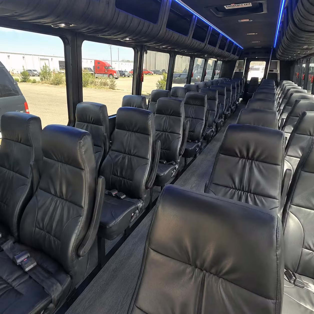 35 passenger minibus interior