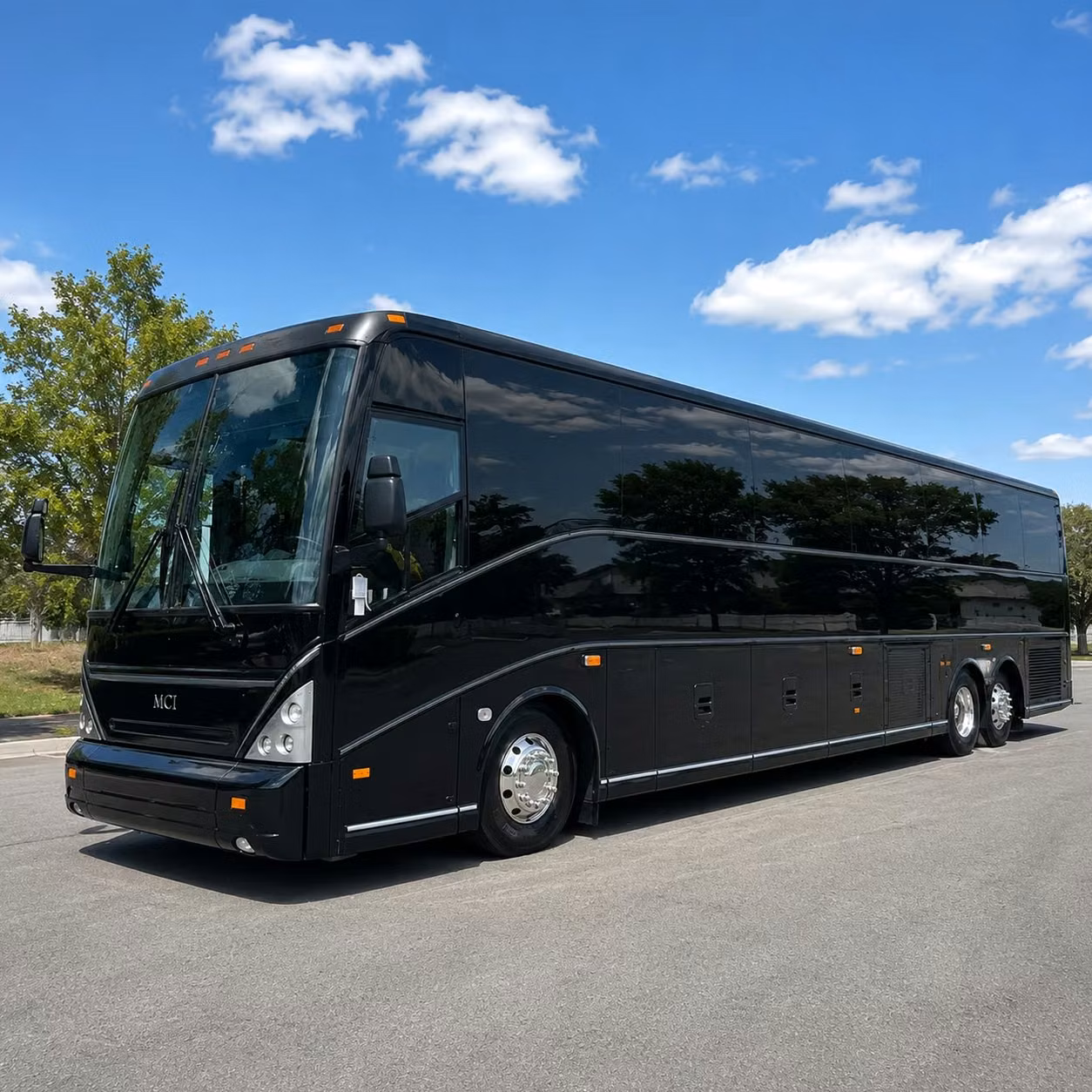 56 passenger charter bus