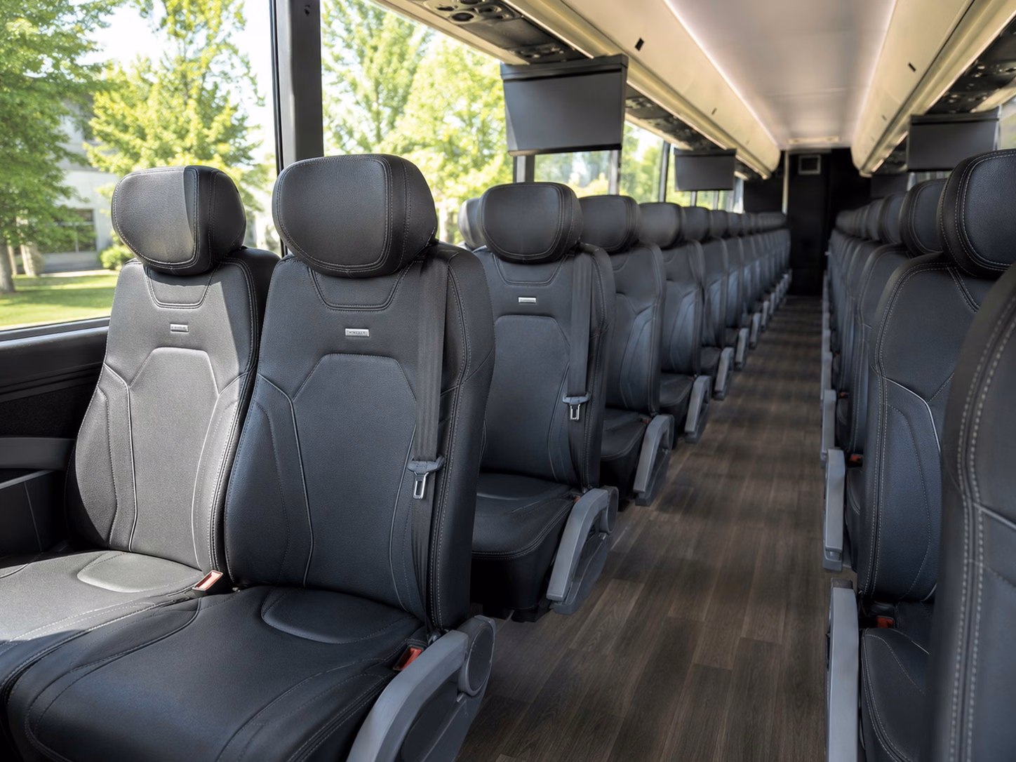 anchorage charter bus interior